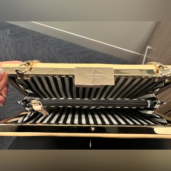 Vintage Kate Spade Novelty Tower Avenue Radio Samira Convertible Clutch - Picture 5 of 12